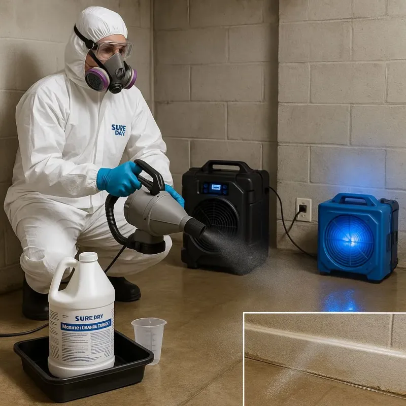 Sanitization and Odor Removal process in Darien, IL